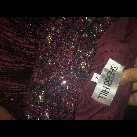 Short Sherri hill prom dress. Two piece - Picture 5 of 6